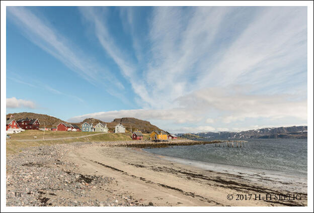 Häuser am Kongsfjord