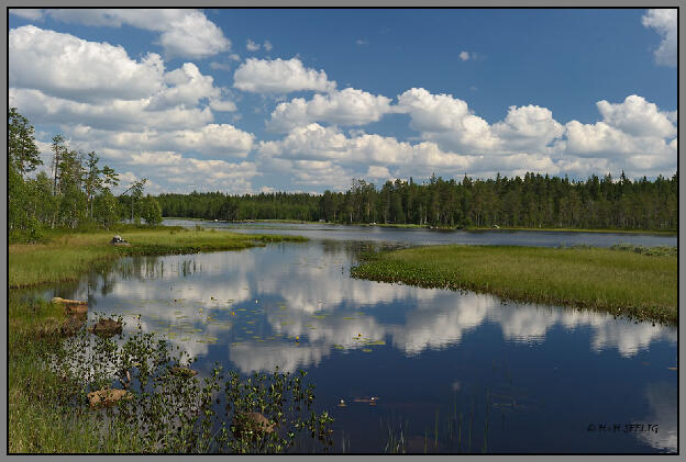 An einem See in Schweden